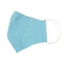Reusable 2-layer turquoise face mask - COTON