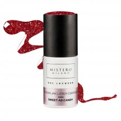 Gel lacquer Sweet as Candy Cane