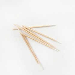 Wooden cotton sticks for manicure and pedicure