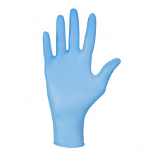 Nitrylowe rękawice kosmetyczne niebieski S 100szt.