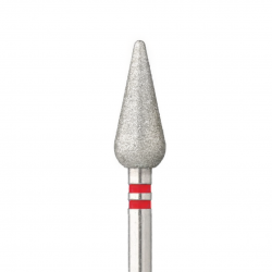 Large Flame Cuticle Bit - Red (fine)